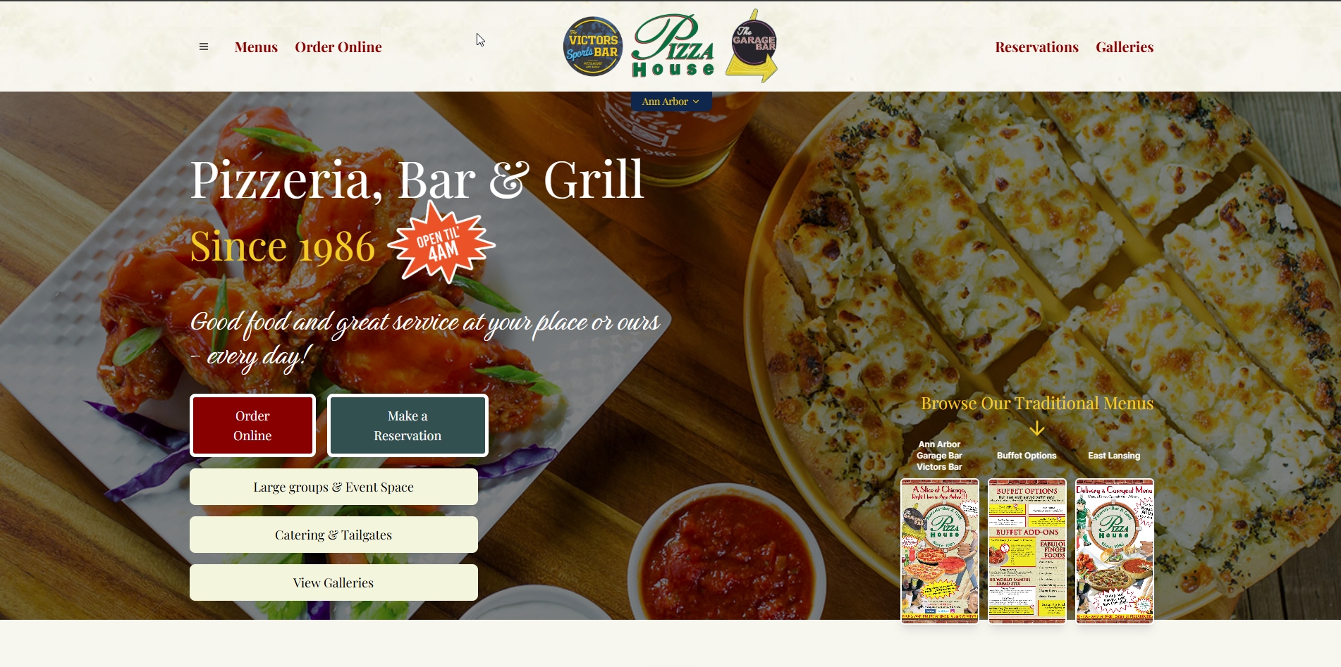 Pizza House web sitesi projesi