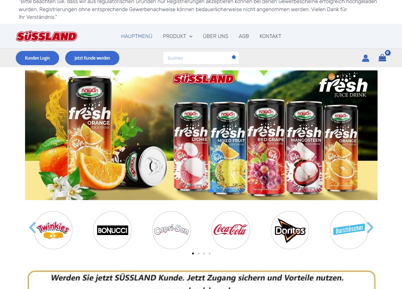 Sussland web sitesi projesi